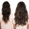 Bombshell Brunette Seamless Clip In Hair Extensions by Cashmere Hair