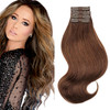 Light Brown Fill In Clip In Hair Extensions