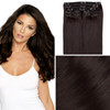 Cashmere Hair Black Brown Classic Clip In Hair Extensions