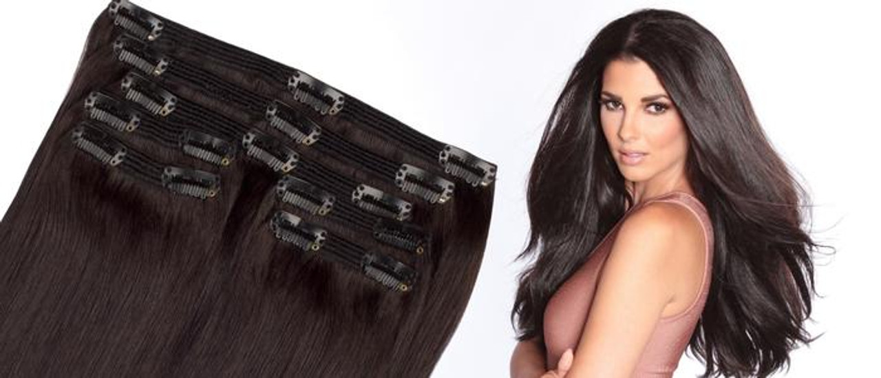 Seamless Clip in Hair Extensions for Beauty 