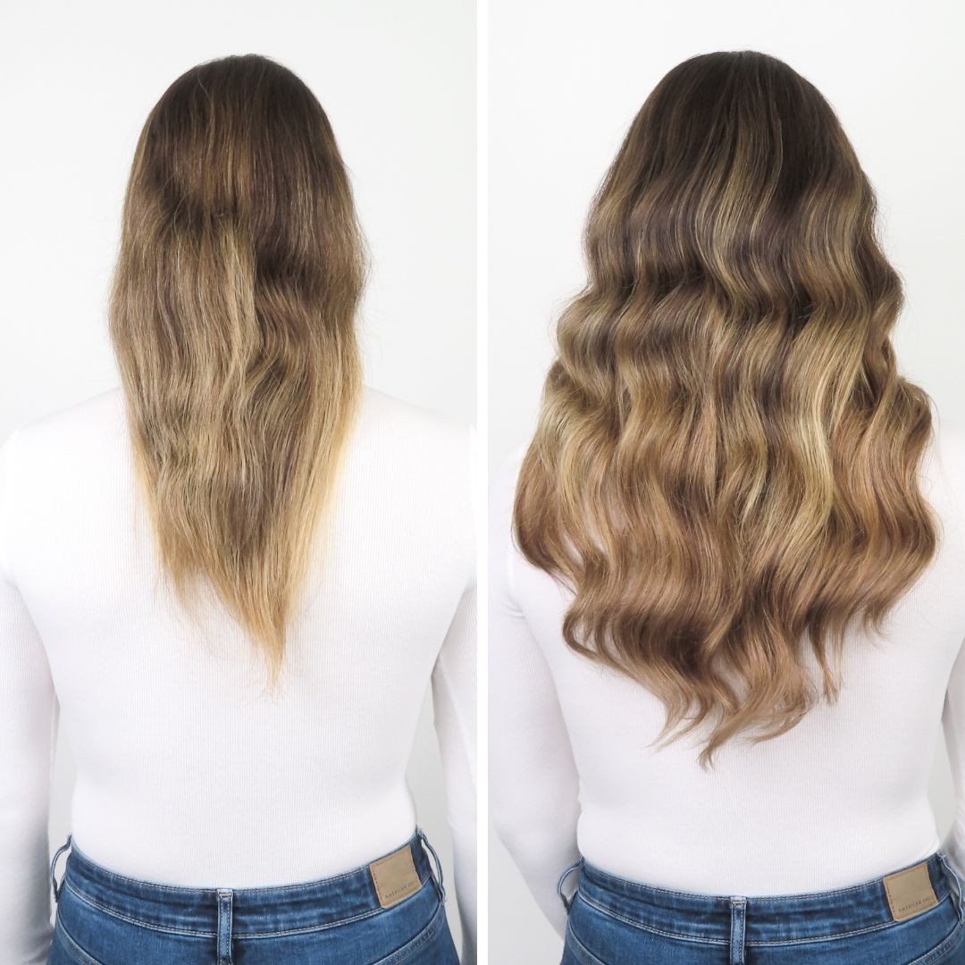 Beverly Hills Brunette Seamless Clip In Hair Extensions | Cashmere Hair
