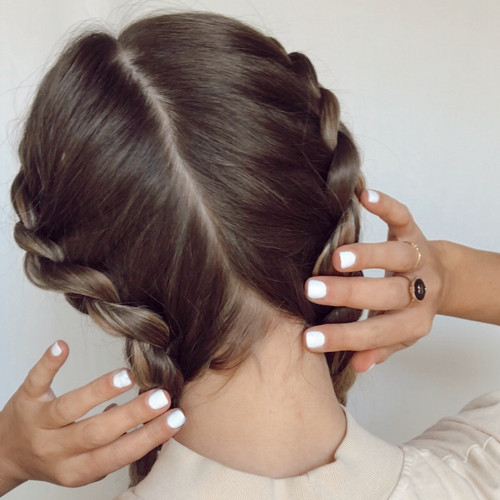 French Braids: How To Hide Clip In Extensions