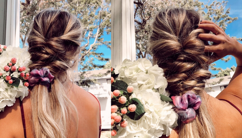 Romantic Updo With A Twist