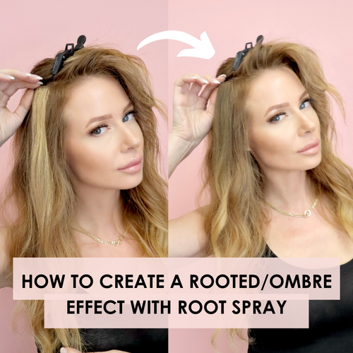 How To Create A Rooted or Ombre Effect on Clip In Hair Extensions by Cashmere Hair