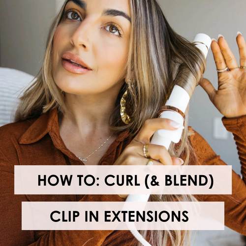 How To Curl Your Clip In Hair Extensions