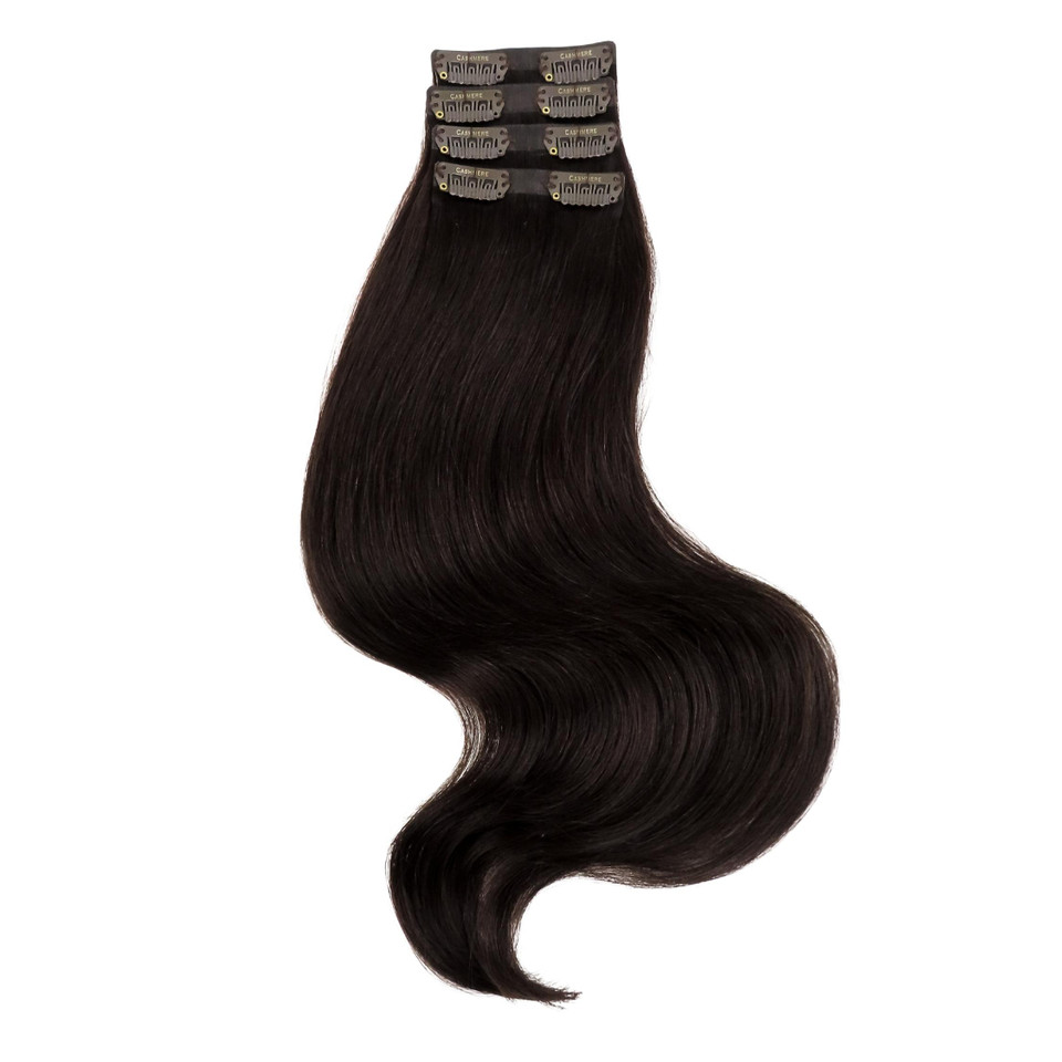 Bombshell brunette fill in extensions cashmere hair