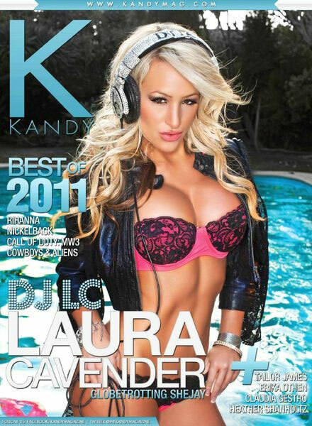 Kandy Magazine cover featuring model wearing Cashmere Hair