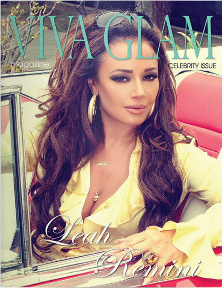 Cover from Viva Glam Magazine featuring model wearing Cashmere Hair