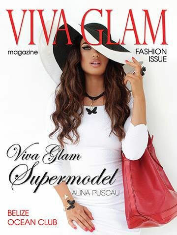 Cover from Viva Glam Magazine featuring model wearing Cashmere Hair