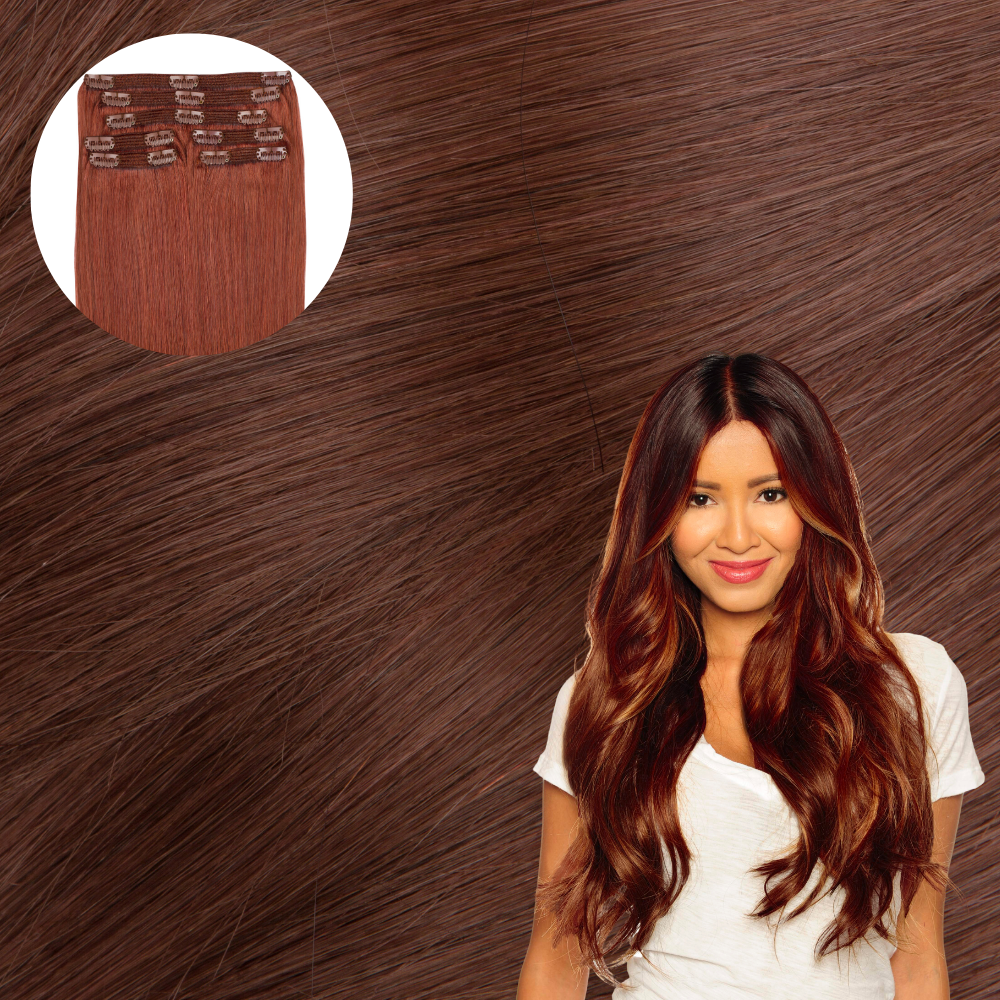 auburn hair extensions