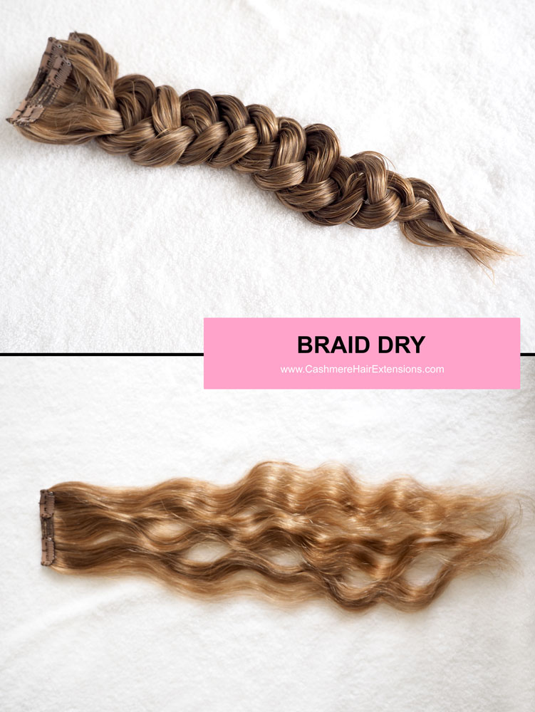 air dry extensions Cashmere Hair