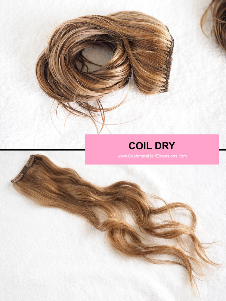 air dry extensions Cashmere Hair