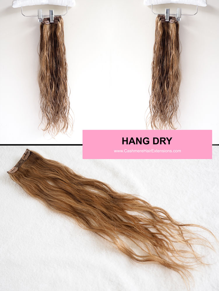 air dry extensions Cashmere Hair