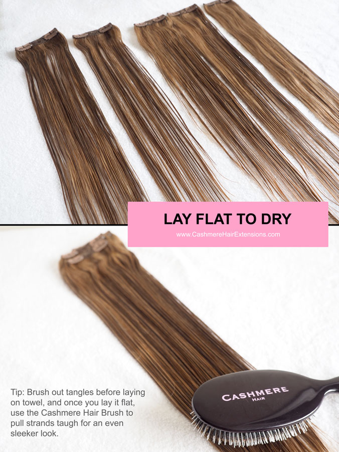 air dry extensions Cashmere Hair