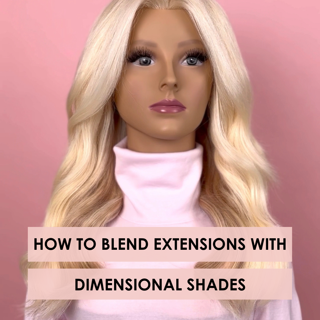 How to Match Clipin Hair Extensions to Dimensional Hair Colors