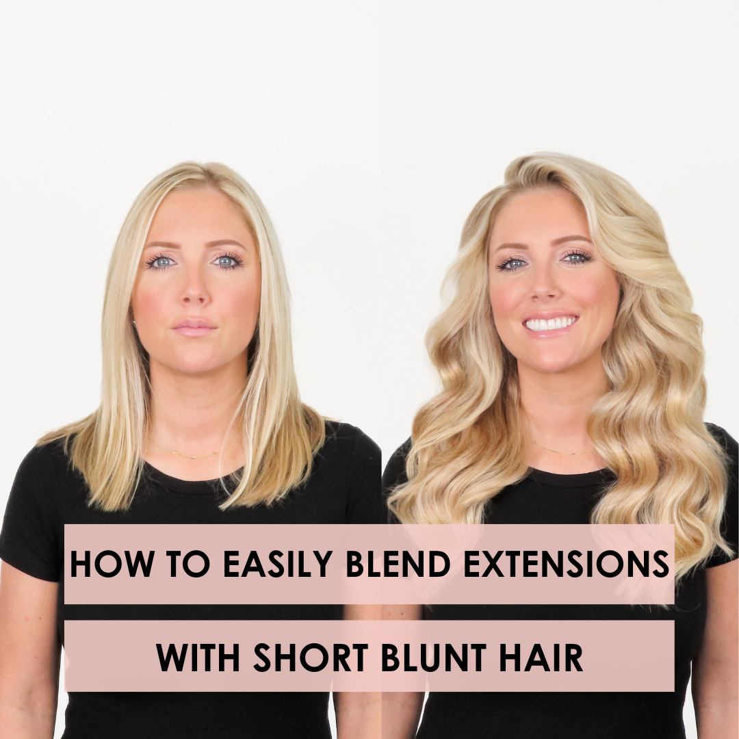 Hair Extensions With Short Hair: How To Clip In & Blend (Updated