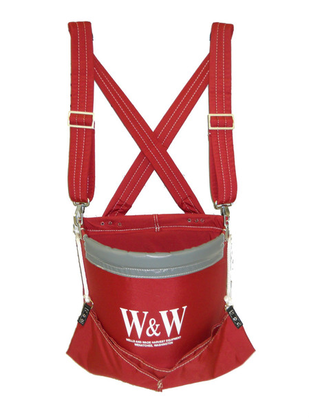 Apple Bag / Bucket with Padded Straps 