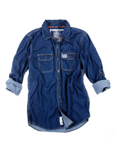 [Sample] Daventry Meers, dark denim shirt