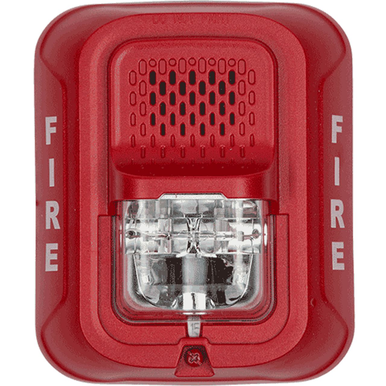 activated fire alarm strobe lights