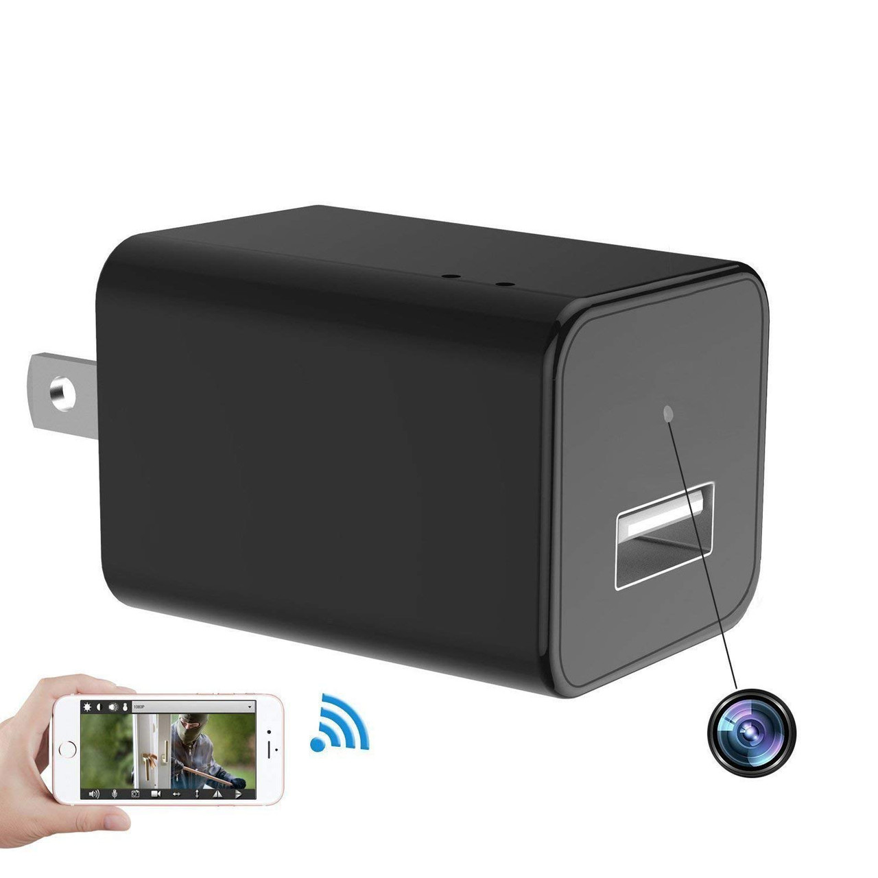 hidden camera charger