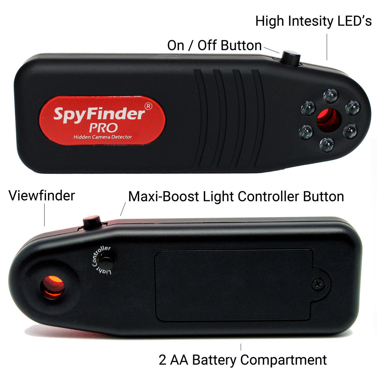 SpyFinder® ProMax™ Travel Bundle w/ RF Detection & Hidden Camera Lens