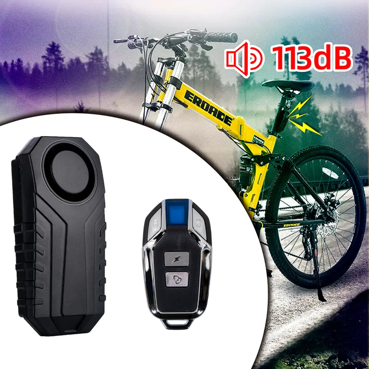 Anti-Theft Bike and Motorcycle Alarm