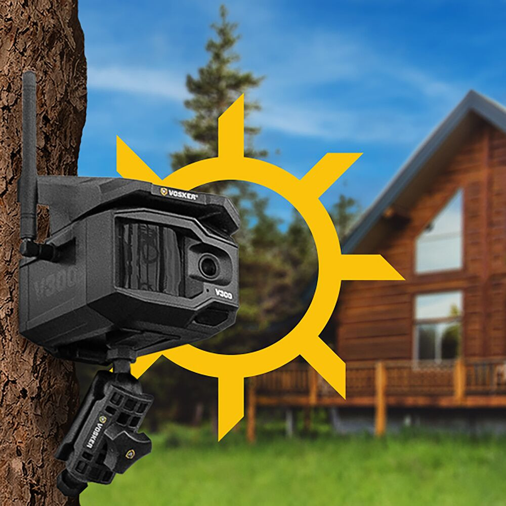 VOSKER V300 – Live View Solar Powered 4G-LTE Cellular Outdoor