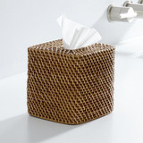 Wicker Tissue Box Cover Hidden Camera w/ DVR & Battery