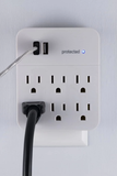 Functional USB Power Outlet Surge Protector Hidden 4K Camera w/ DVR & WiFi Remote View
