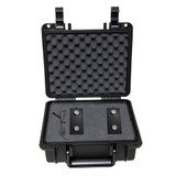 Black Vox Combo – Pro Audio Surveillance Kit Internal & External 160 Day Voice Activated Recorder w/ 30 Ft Range & Magnetic Housing