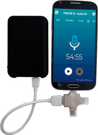 Powerbank Audio Recorder w/ 250 Days Standby Power & Built-in Magnet Powerbank Audio Recorder w/ 250 Days Standby Power & Built-in Magnet