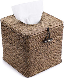 Wicker Tissue Box 4G/Wifi Live Stream Remote View 4K Hidden Camera w/ DVR and Battery