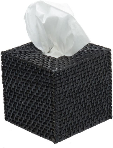 Wicker Tissue Box Cover Hidden Camera w/ DVR & Battery