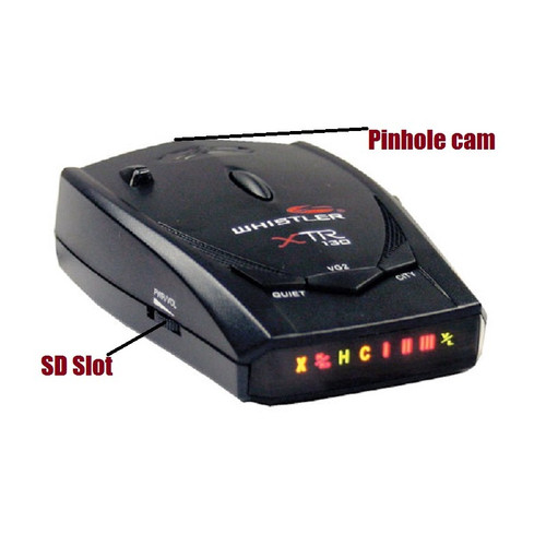 Radar Detector Hidden Camera w/ DVR & Battery Option Radar Detector Hidden Camera w/ DVR & Battery Option
