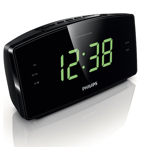 Philips Alarm Clock Radio 1080 HD Hidden Camera w WiFi Remote Viewing 