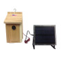 Solar Powered Birdhouse Night Vision Hidden Camera w/ DVR & Battery