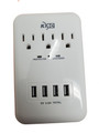 Functional USB Surge Protector Outlet Hidden 4K Camera w/ DVR & WiFi Remote View
