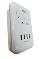 Functional USB Surge Protector Outlet Hidden 4K Camera w/ DVR & WiFi Remote View