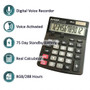Black Vox Calculator Covert Audio Recorder with VOX & Time & Date File Stamping Black Vox Calculator Covert Audio Recorder with VOX & Time & Date File Stamping