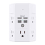Functional USB Power Outlet Extender Hidden 4K Camera w/ DVR & WiFi Remote View