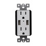 Functional Dual USB Wall Plug Power Outlet 4K Hidden Camera w/ DVR & WiFi Remote View
