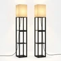 Functional Floor Lamp w/ USB Charger Hidden 4K Camera w/ DVR & WiFi Remote View