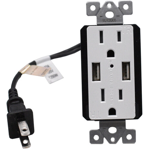 Wall Plug Power Outlet 4K Hidden Camera w/ DVR & WiFi Remote View (Hidden Cameras) photo