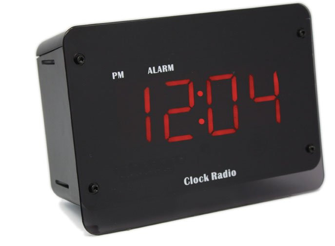 Clock Radio Hidden Camera w/ Night Vision & Wifi Live Viewing (SpyMax SG Home KB-SGALMC 682384070802 Hidden Cameras) photo