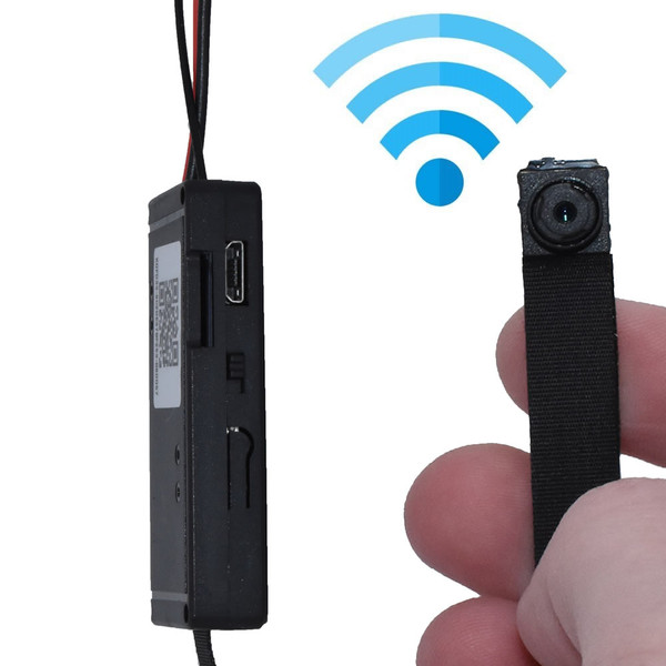 DIY 4K Hidden Camera Kit w/ DVR, Battery & WiFi Remote View 