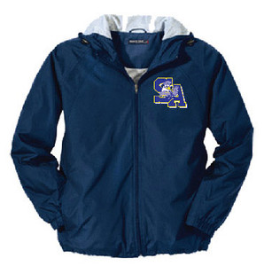 SA JST73 Embroidered Jacket in Navy