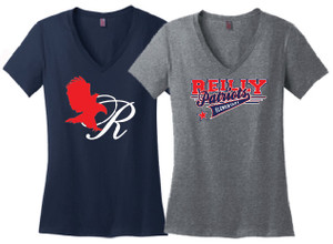 RE DM1170 Ladies Ringspun V-Neck RE DM1170 Ladies Ringspun V-Neck