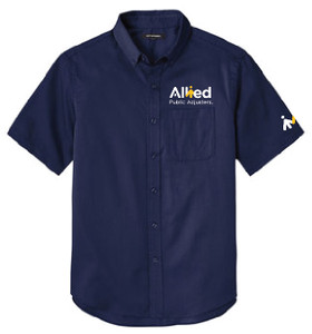 Allied Public W809 Port Authority® Short Sleeve SuperPro React™Twill Shirt Allied Public W809 Port Authority® Short Sleeve SuperPro React™Twill Shirt