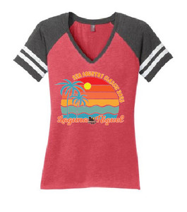 SC 2 Tone Ladies Gameday V-Neck DM476 SC 2 Tone Ladies Gameday V-Neck DM476