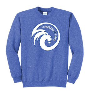 LM Style 91M Heathered Crewneck Sweatshirt